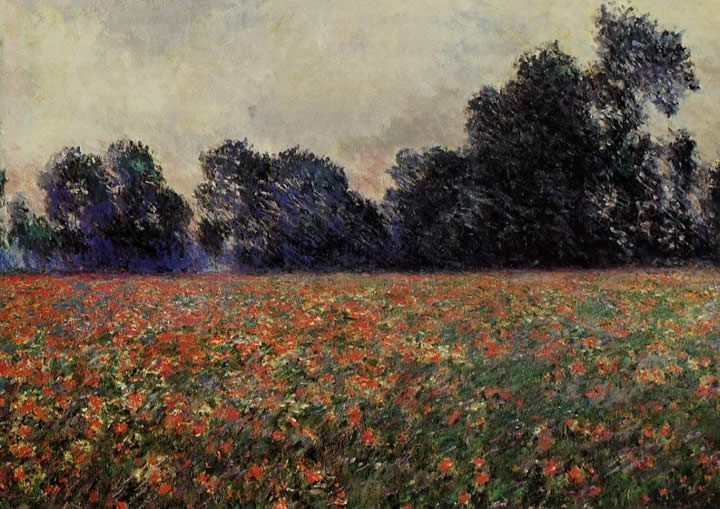 Claude Monet Poppies at Giverny